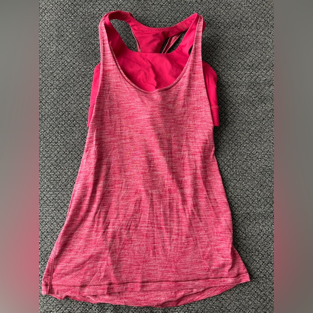 Lululemon tank with built-in bra